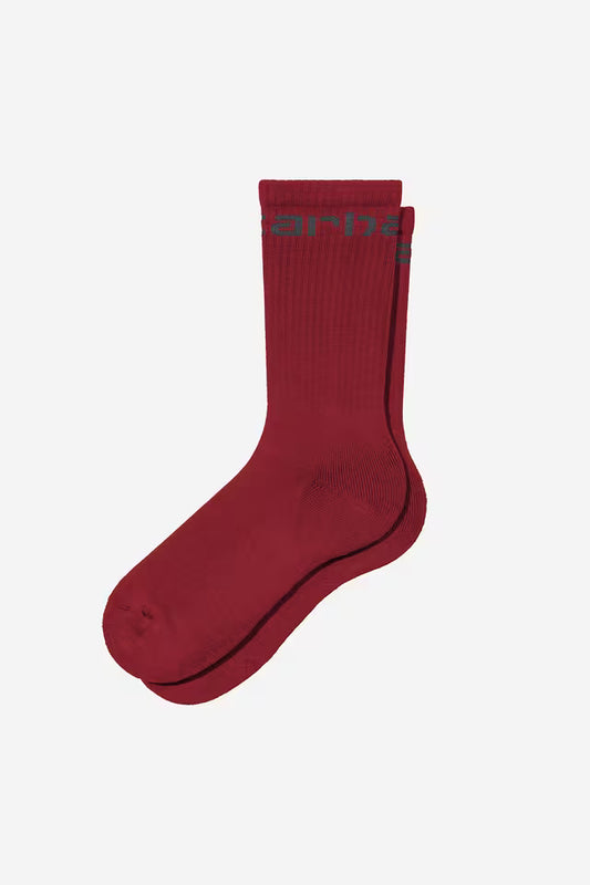 CARHARTT SOCKS RED / GRAPHITE