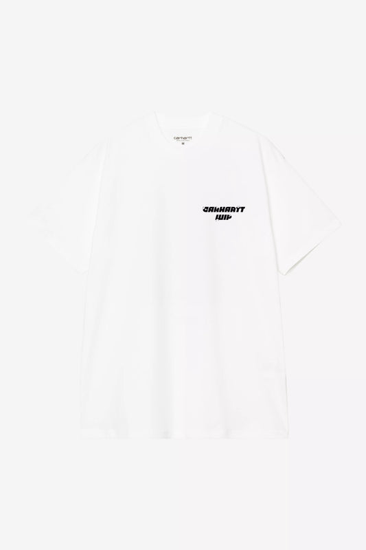 S/S WIPTOPIA TEE WHITE