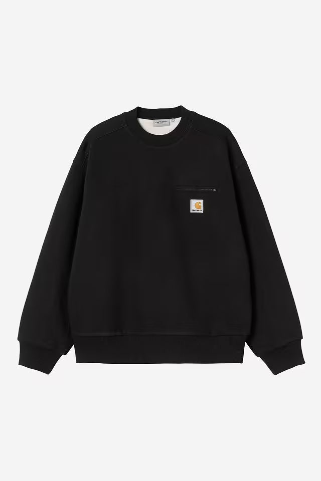 DETROIT SWEAT BLACK STONE WASHED