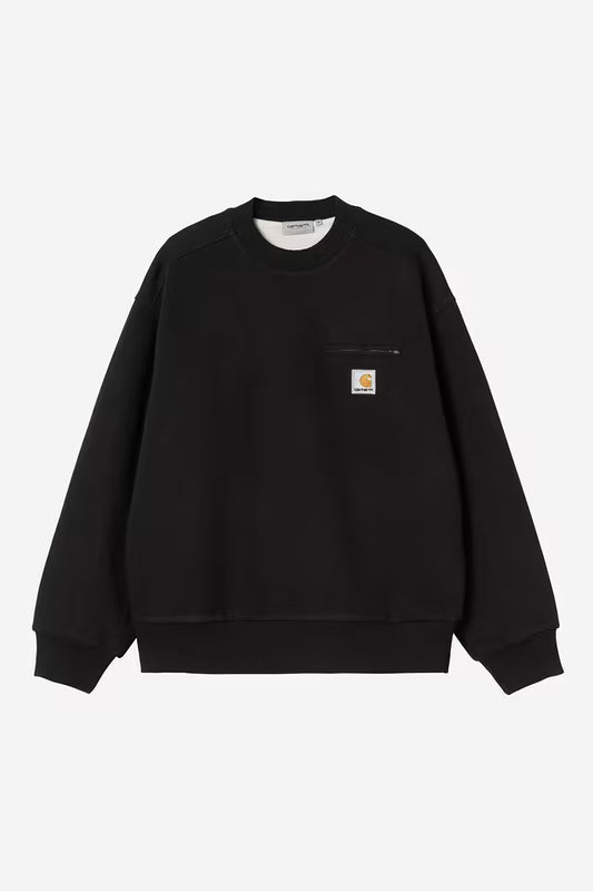 DETROIT SWEAT BLACK STONE WASHED