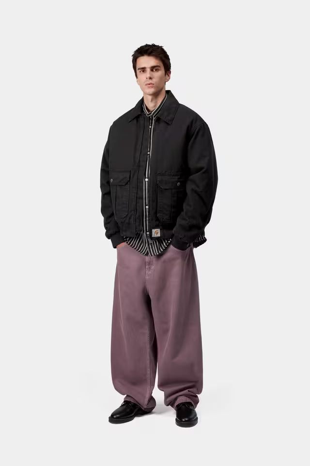 STANTON JACKET BLACK STONE WASHED