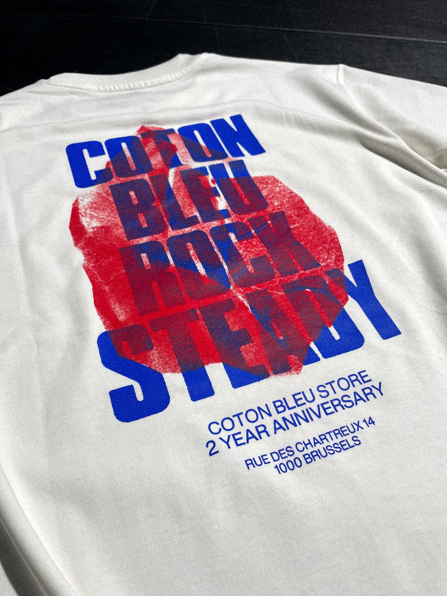 COTON BLEU 2 YEAR ANNIVERSARY TEE COCONUT