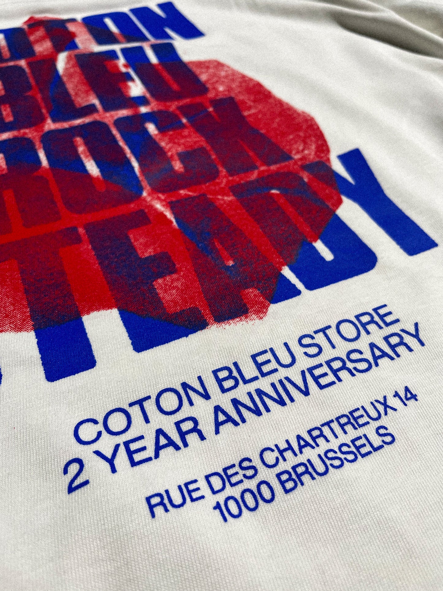 COTON BLEU 2 YEAR ANNIVERSARY TEE COCONUT