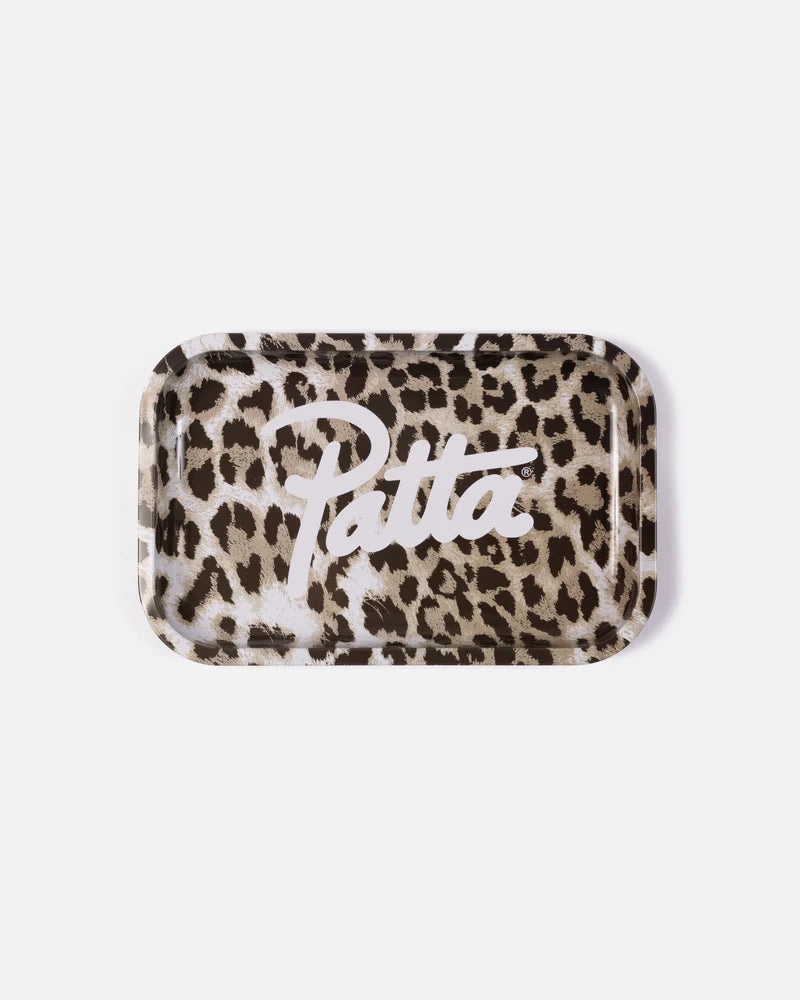 LEOPARD PRINT ROLLING TRAY