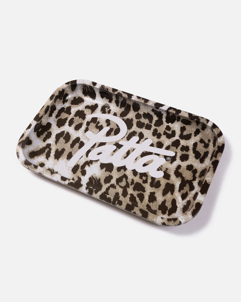 LEOPARD PRINT ROLLING TRAY