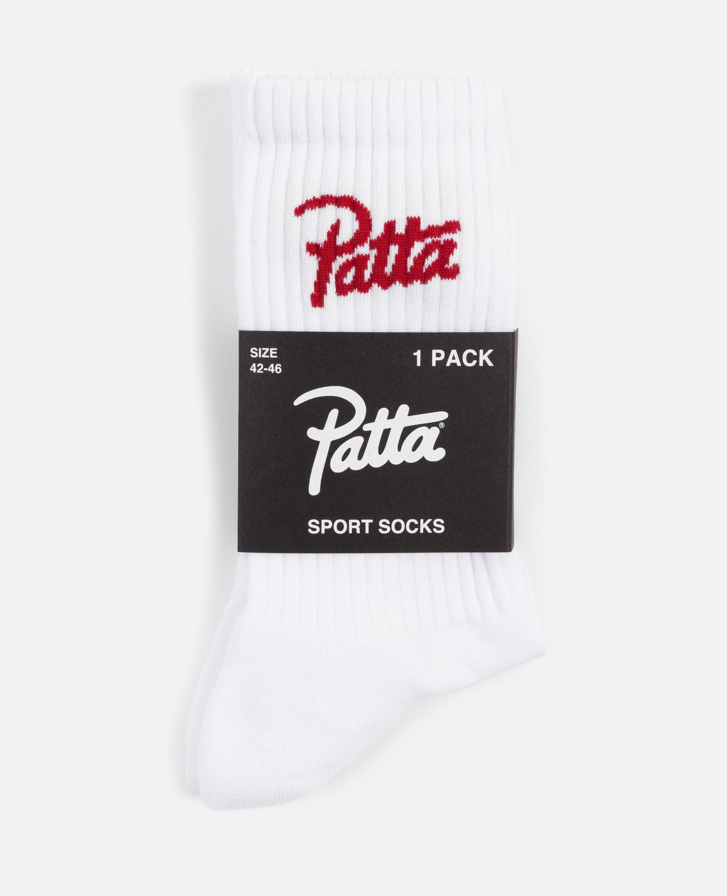 PATTA SCRIPT LOGO SPORT SOCKS WHITE