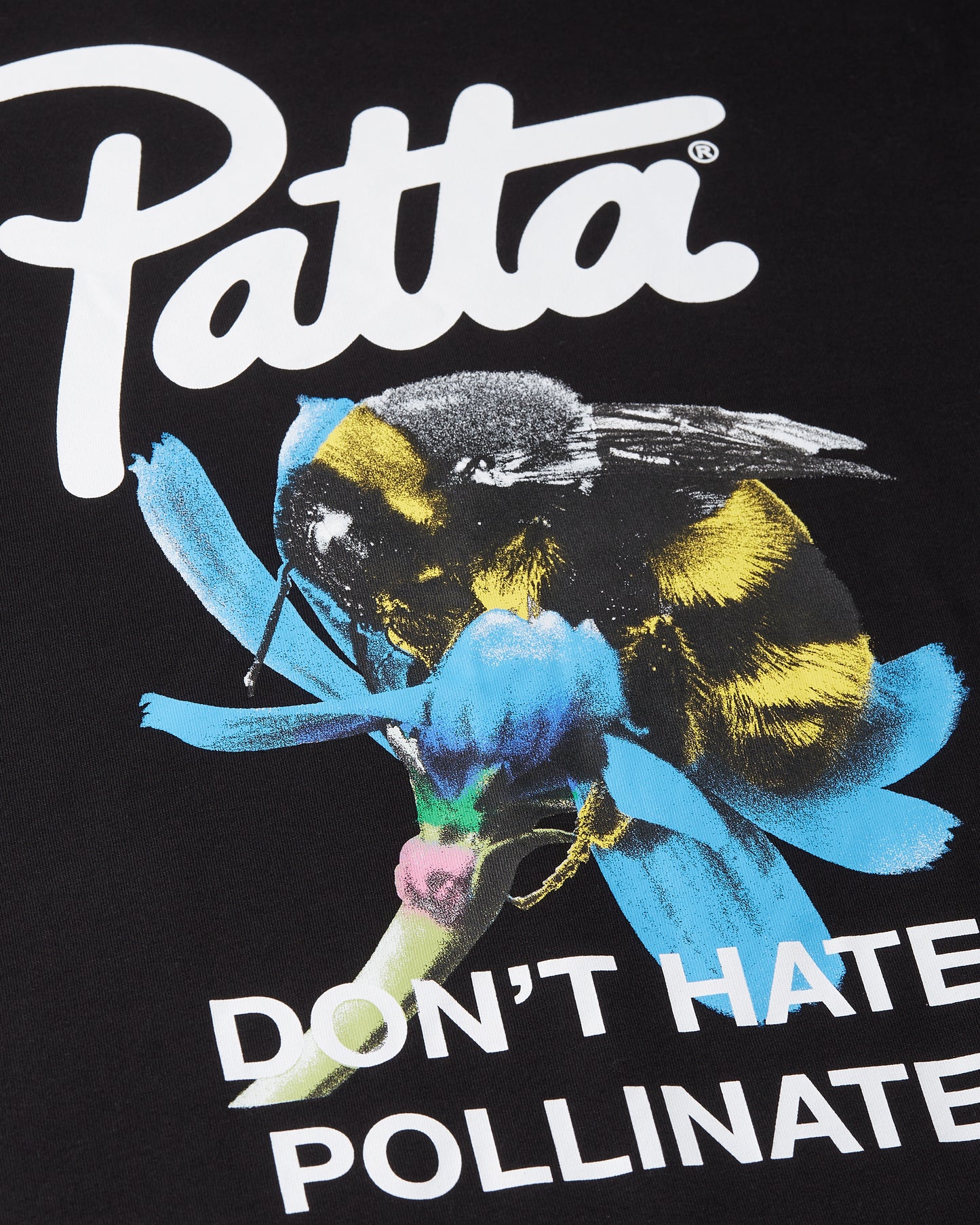 PATTA BUMBLE BEE TSHIRT BLACK