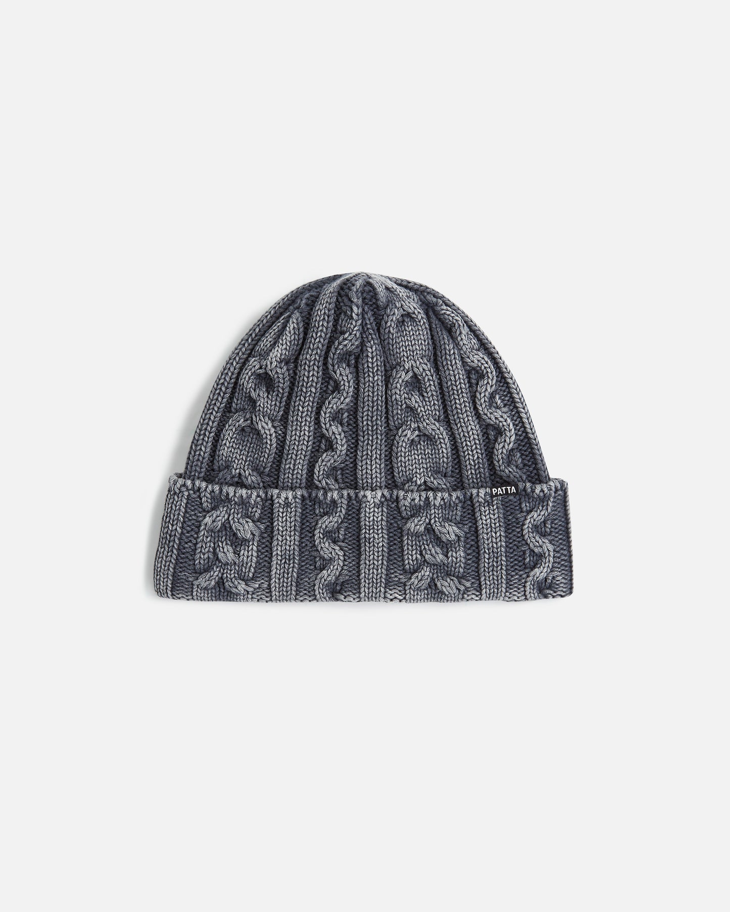 PATTA CABLE KNITTED COLD DYE BEANIE