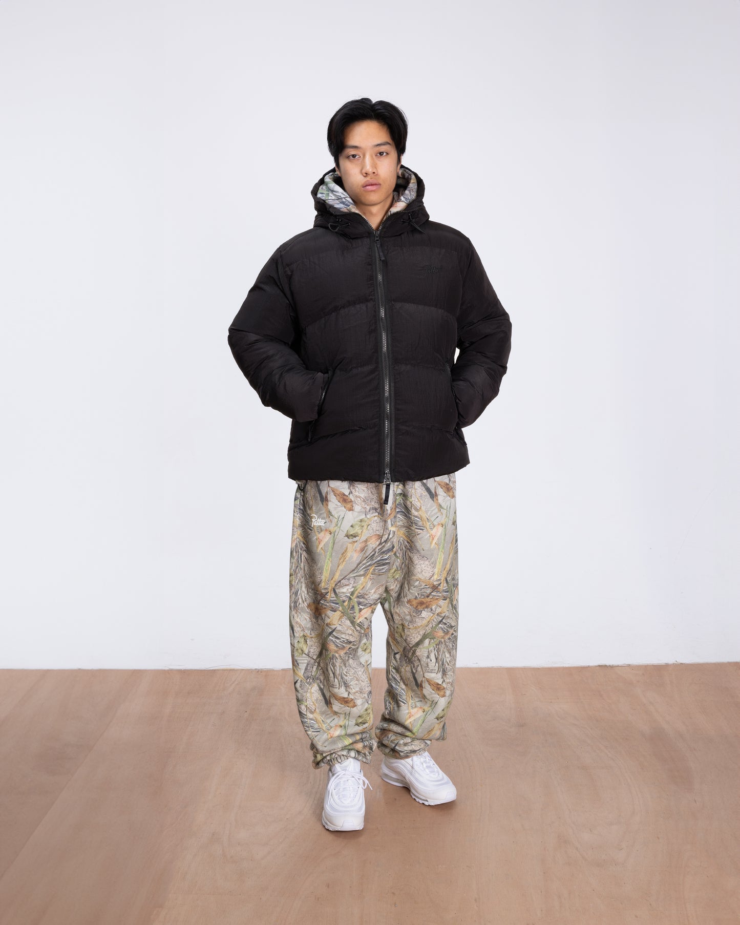 PATTA RIPSTOP PUFFER JACKET BLACK