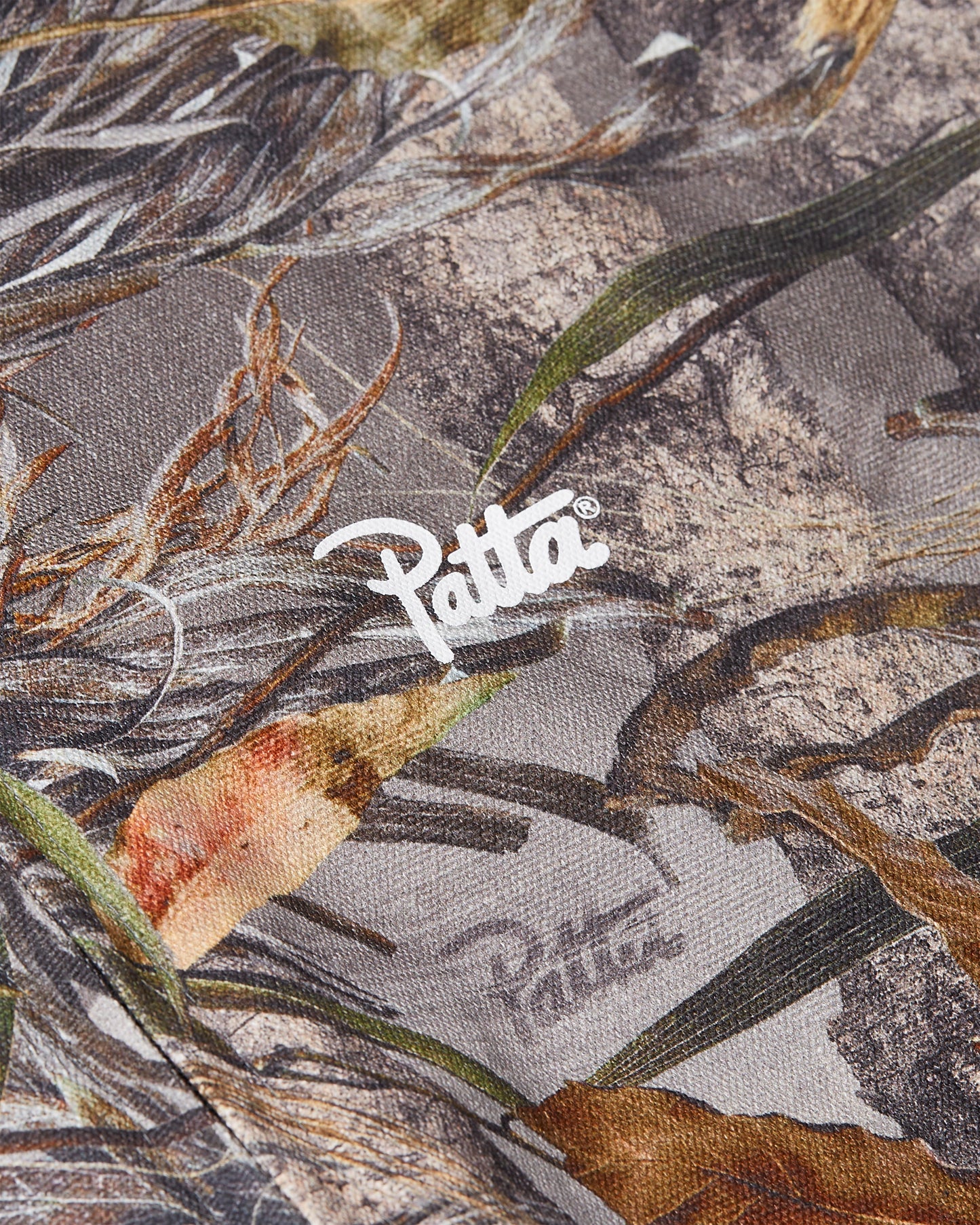 PATTA NATURE PRINT REVERSIBLE CANVAS BOMBER JACKET