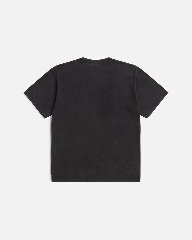 GILDED ACID WASHED TEE BLACK