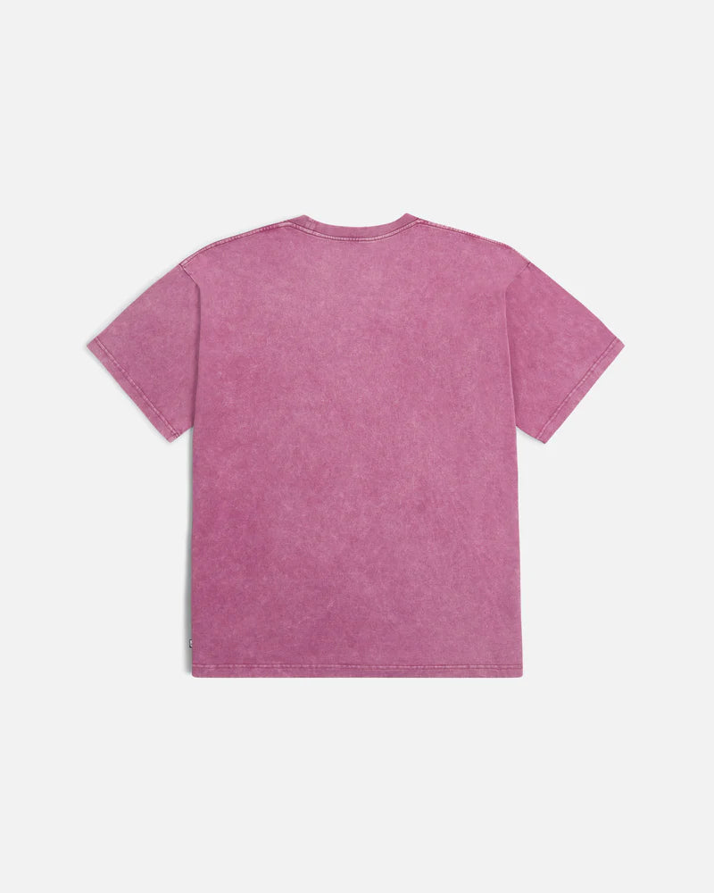 GILDED ACID WASHED TEE PINK