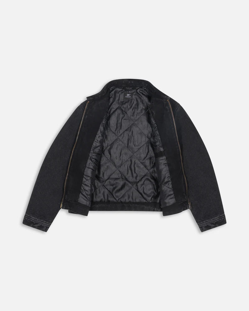 WASHED CANVAS JACKET BLACK