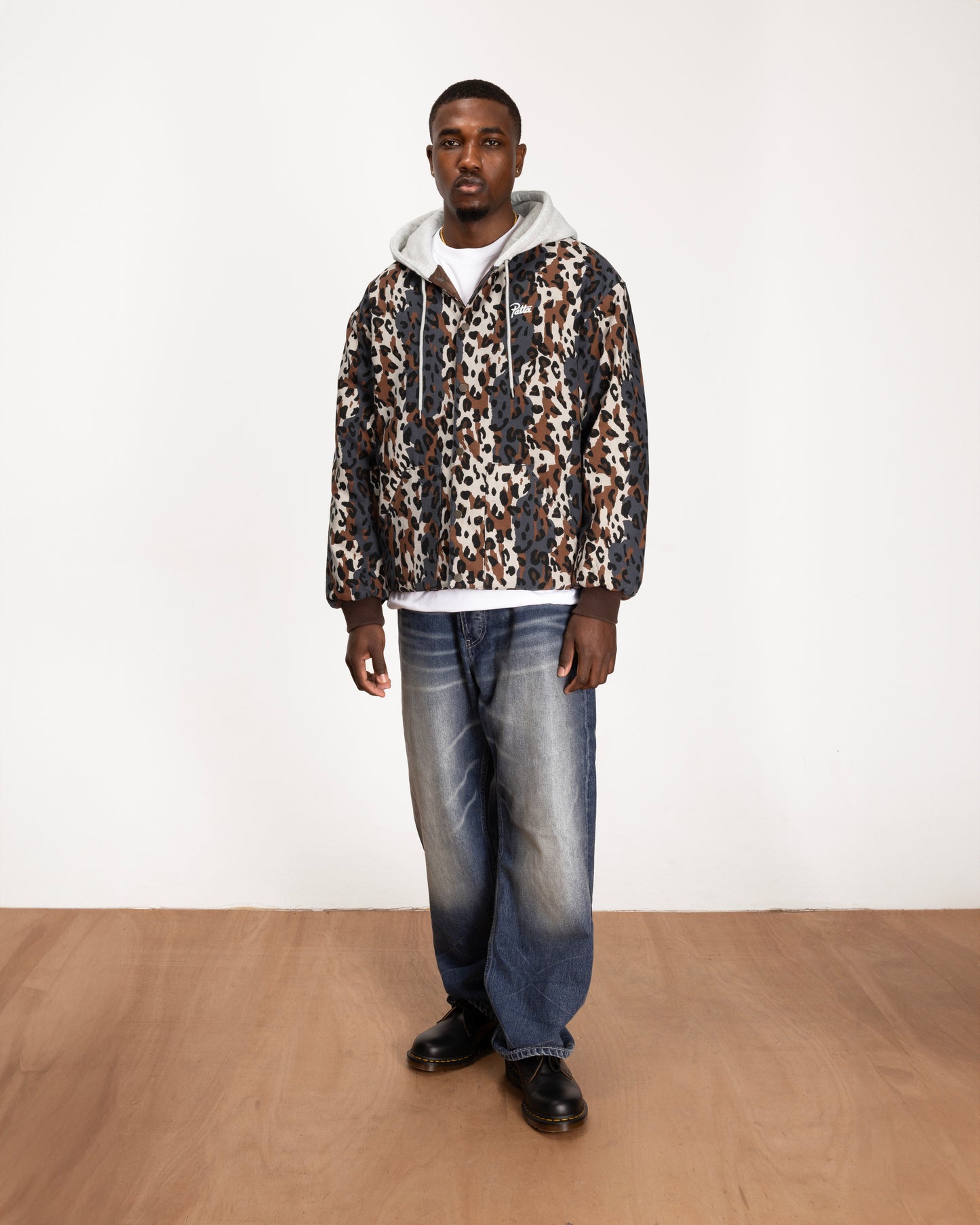 PATTA REVERSIBLE JACKET LEOPARD