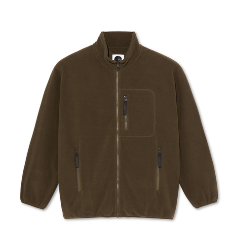 Basic Fleece Jacket Brown