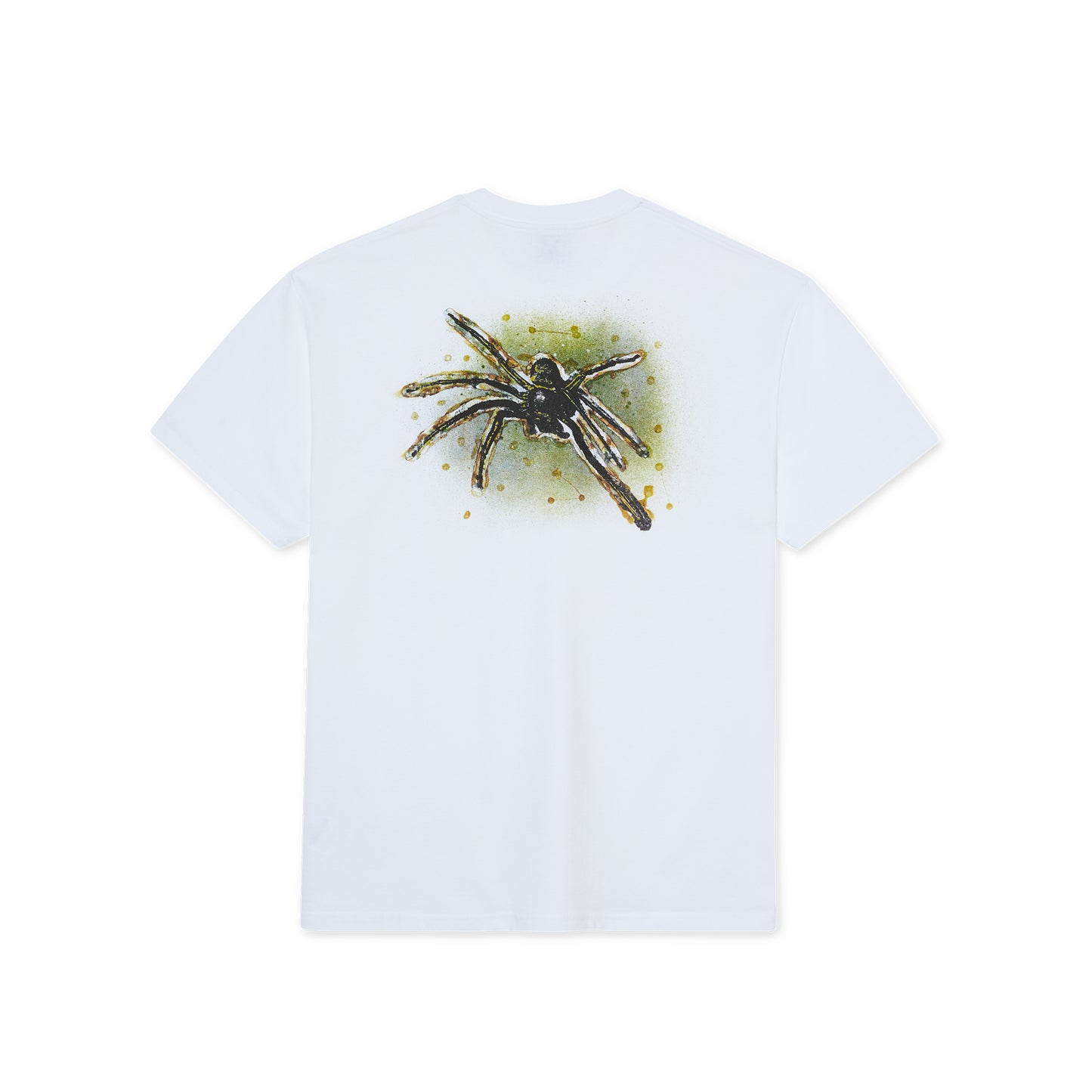 GREEN SPIDER TSHIRT WHITE