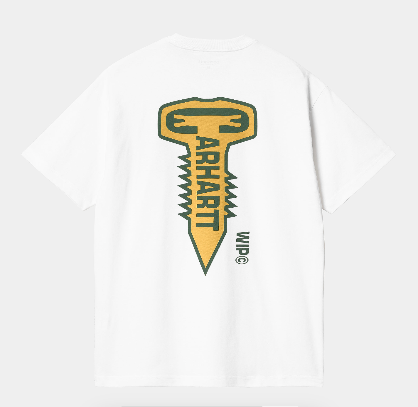 CARHARTT CROSS SCREW TEE WHITE