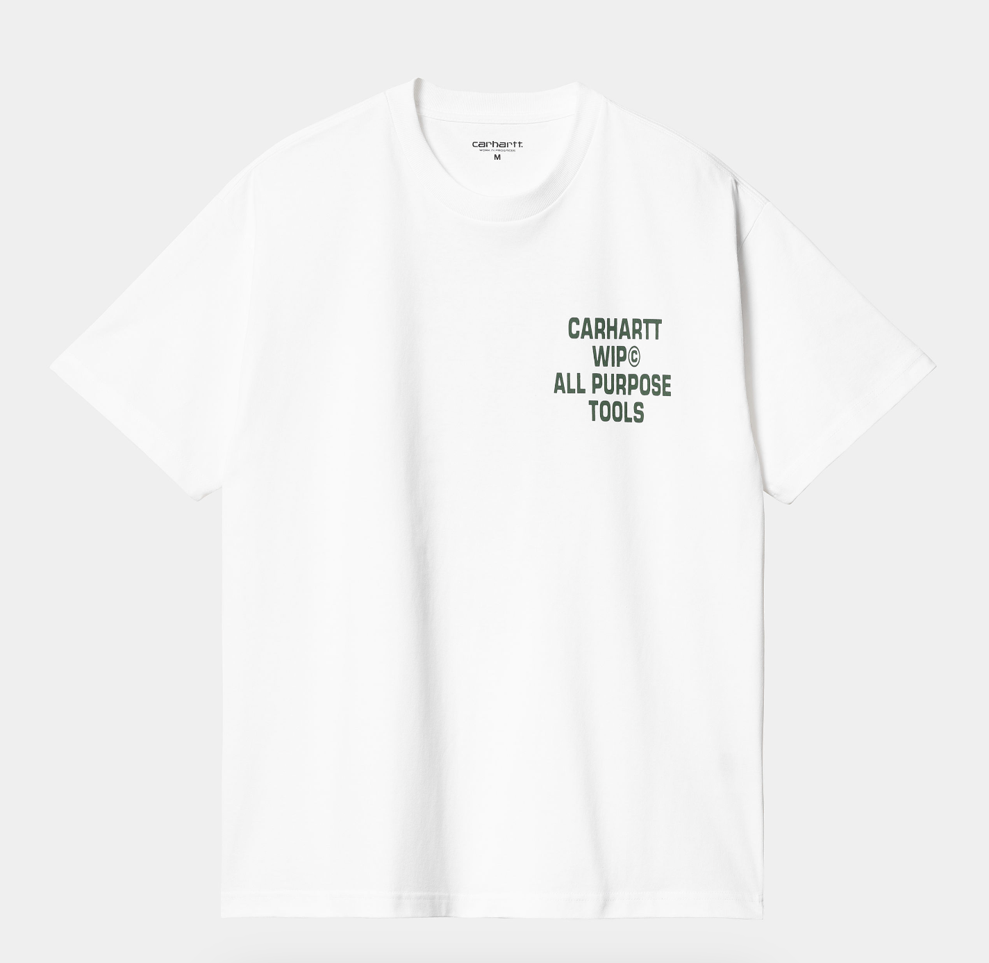 CARHARTT CROSS SCREW TEE WHITE