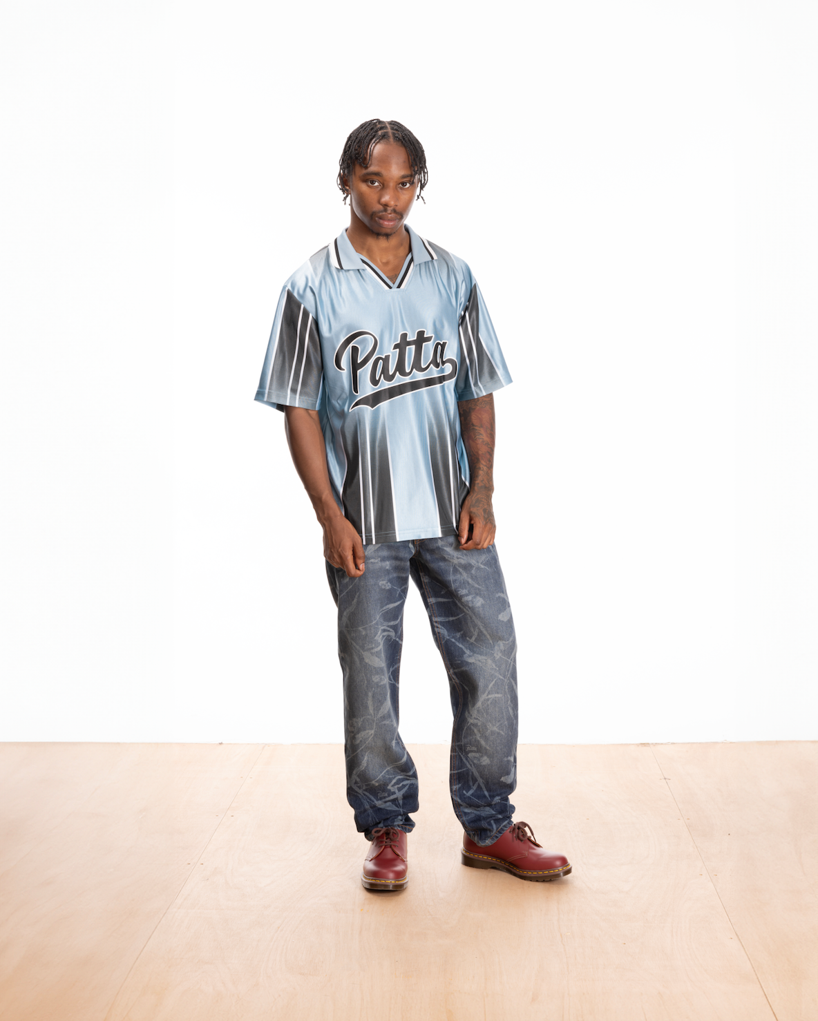 PATTA PEEWEE SPORTS JERSEY DUSTY BLUE