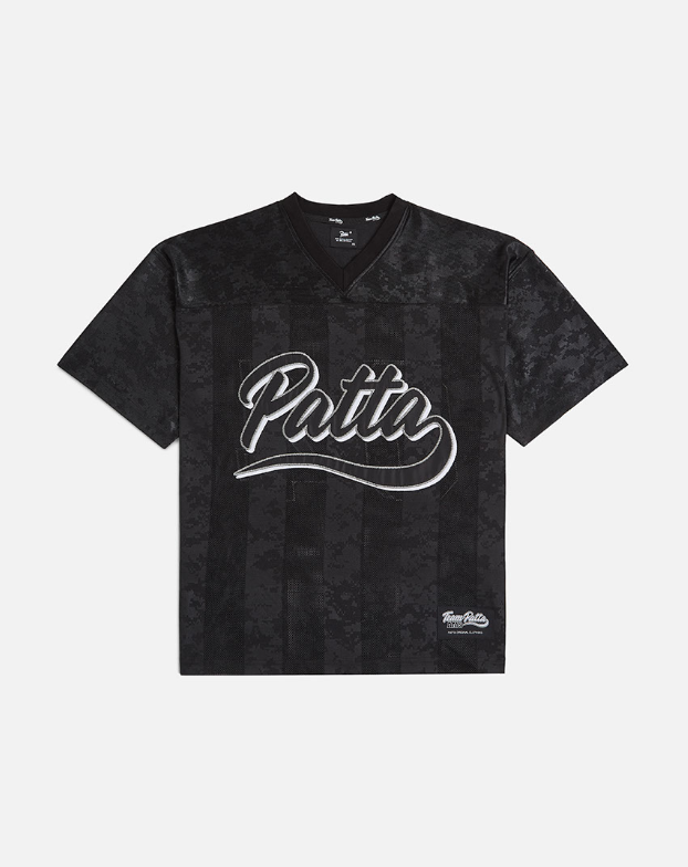 PATTA DIGI LOBI MESH JERSEY BLACK