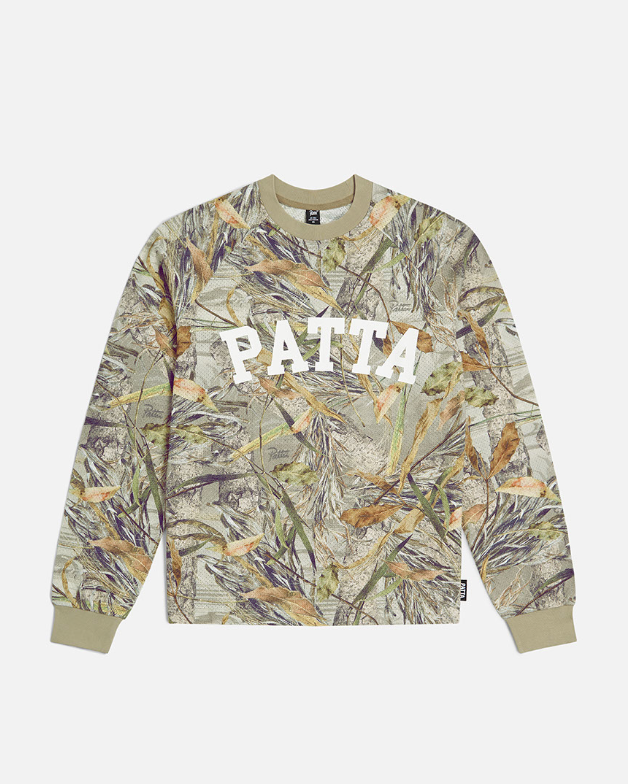 PATTA NATURE PRINT LONGSLEEVE MESH JERSEY