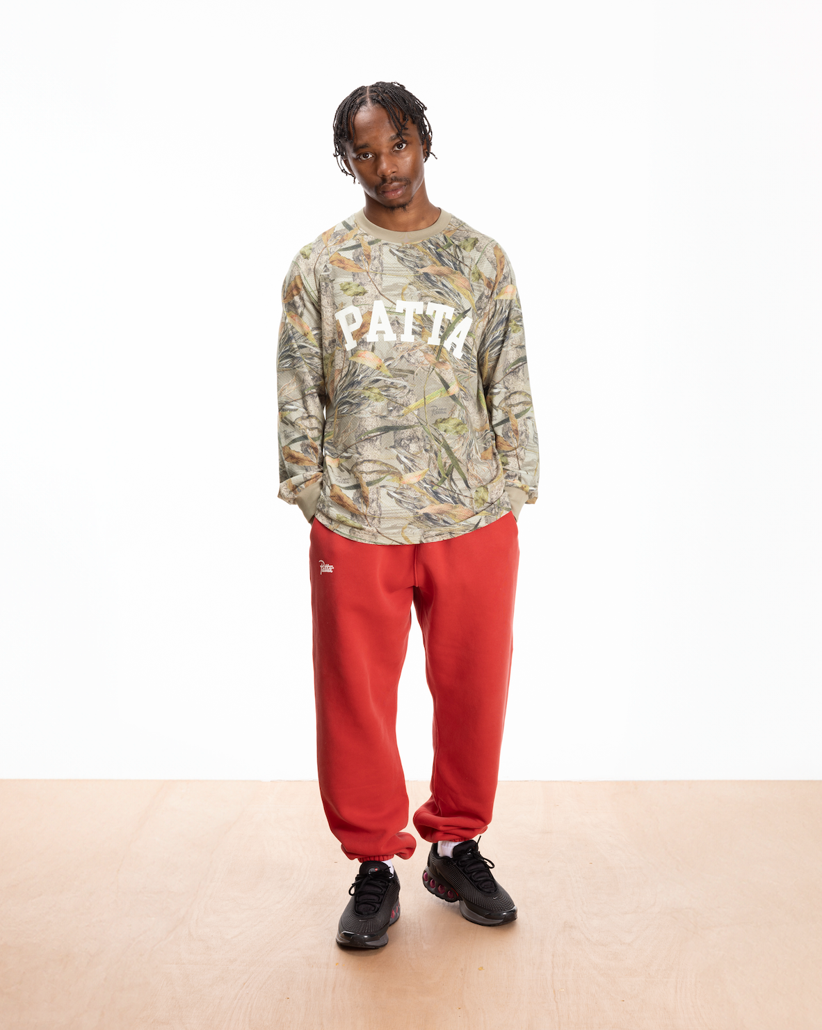 PATTA NATURE PRINT LONGSLEEVE MESH JERSEY