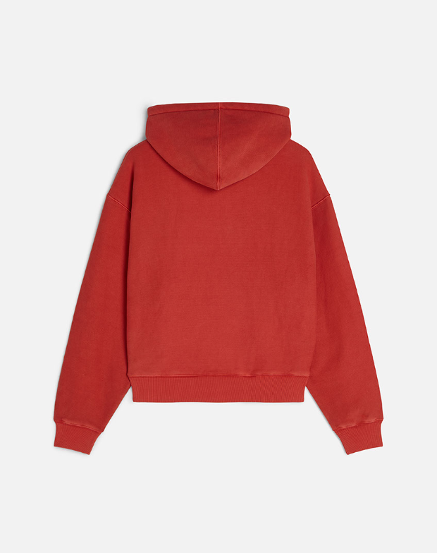 PATTA WASHED HOODED SWEATER RED