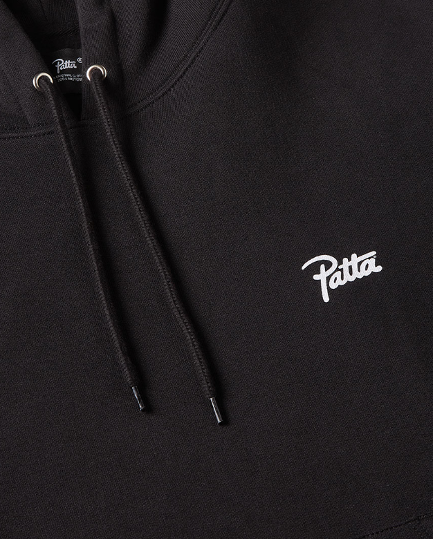 PATTA XEROX PEACE HOODED SWEATER BLACK