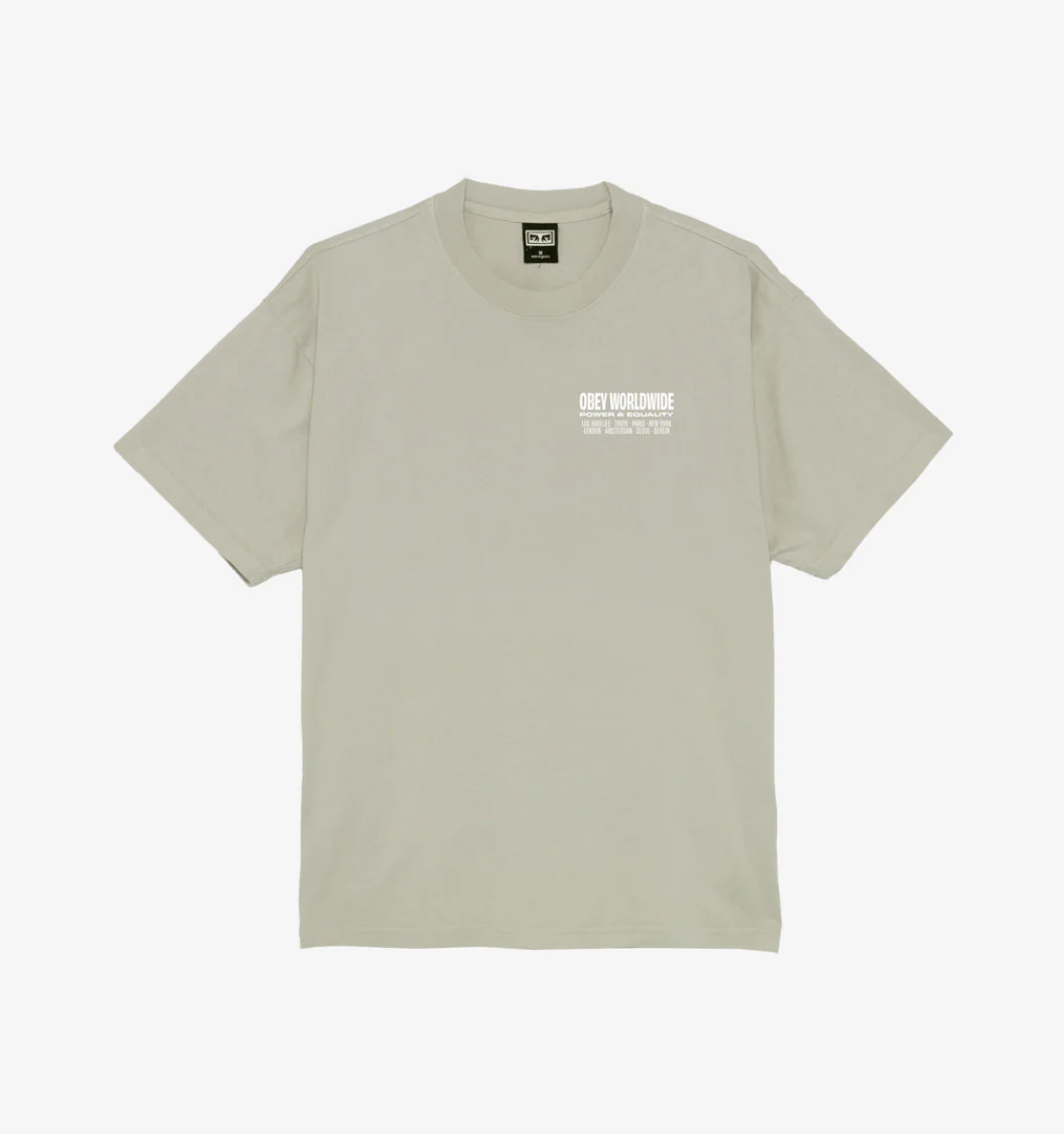 POWER & EQUALITY TEE MISTIC GREY