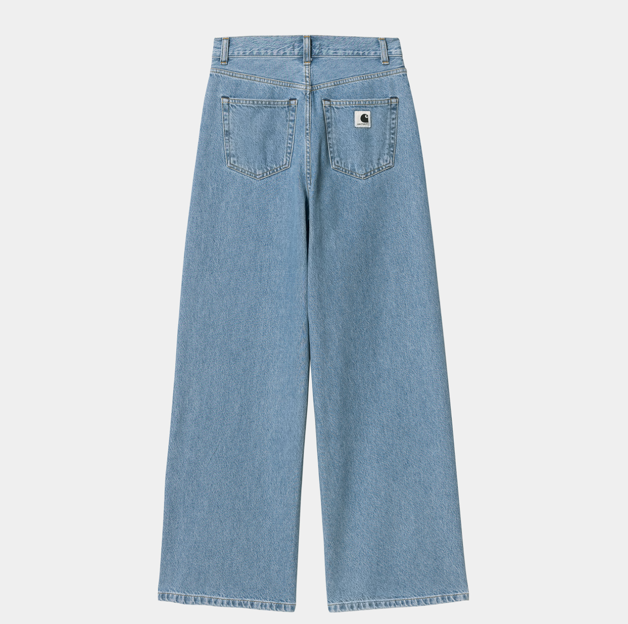 W' JANE PANT BLUE HEAVY STONE WASH