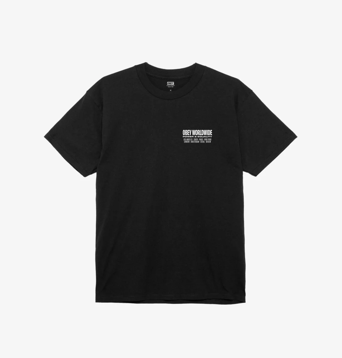 POWER & EQUALITY TEE MISTIC BLACK