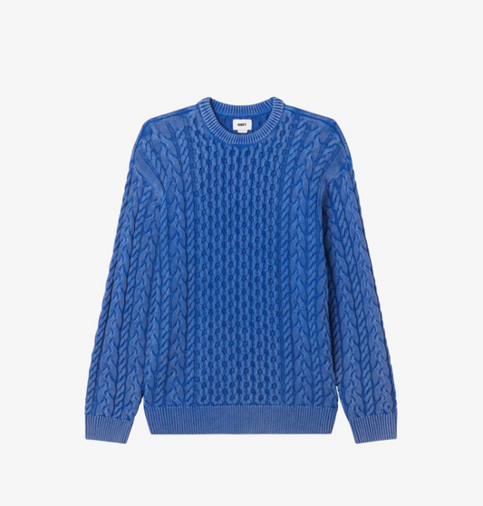 FADED WASH KNIT SWEATER