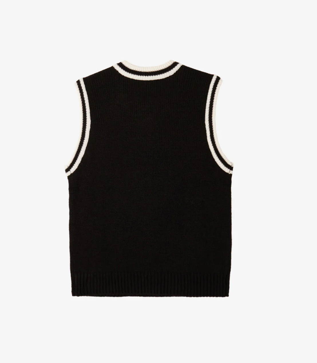 ALDEN KNITTED VEST BLACK