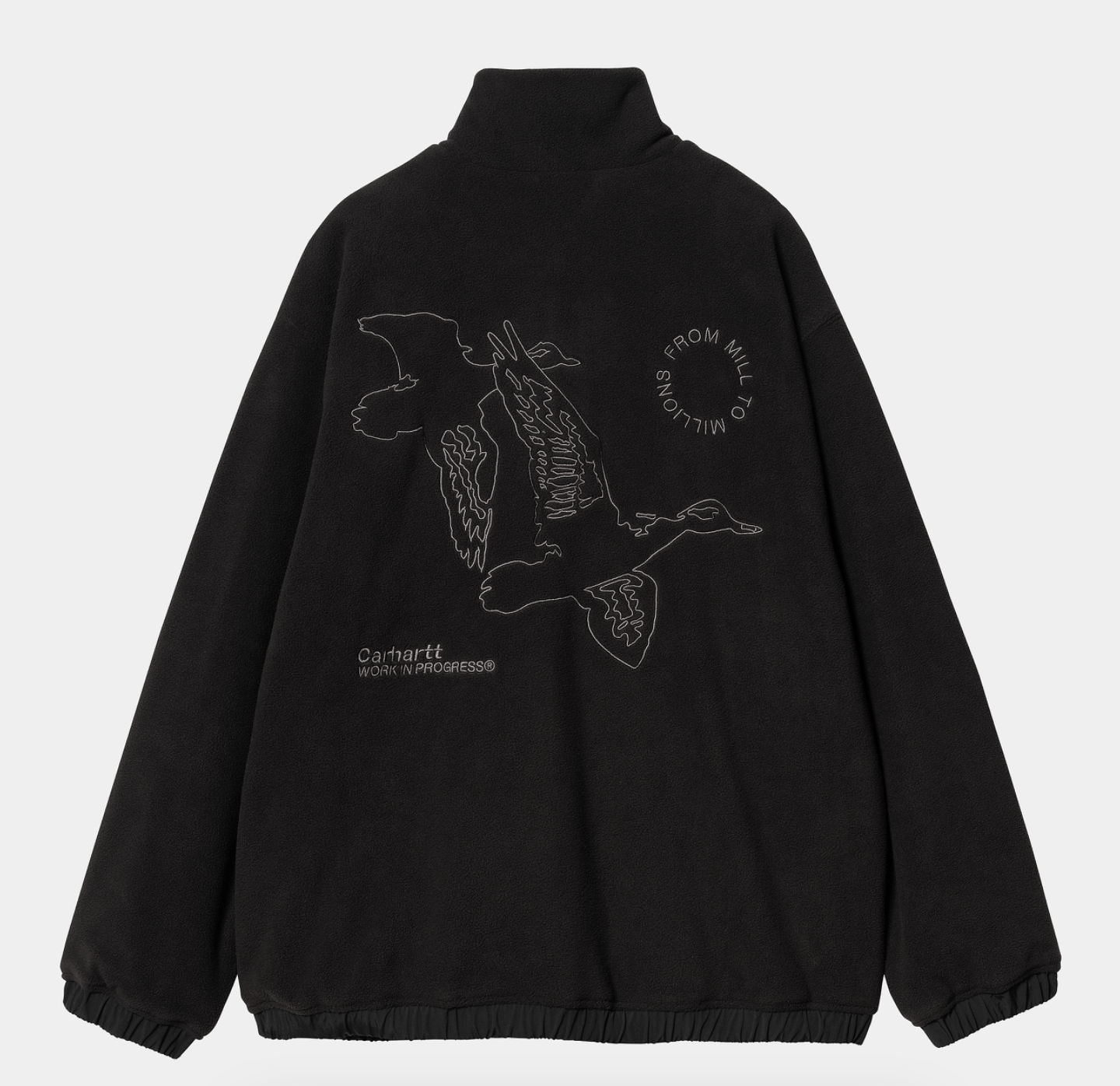 FLYING DUCKS LINER FLEECE BLACK