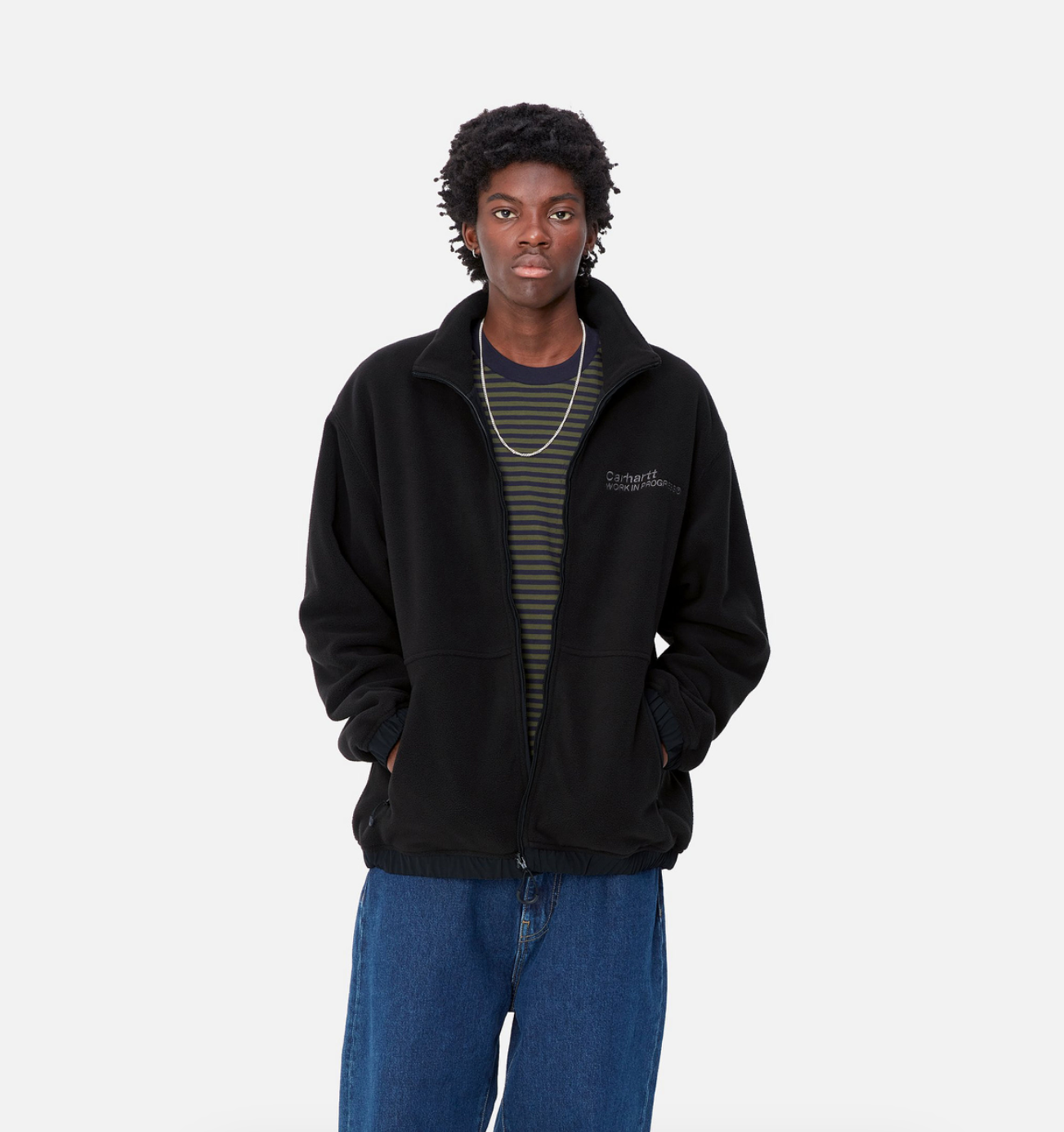 FLYING DUCKS LINER FLEECE BLACK