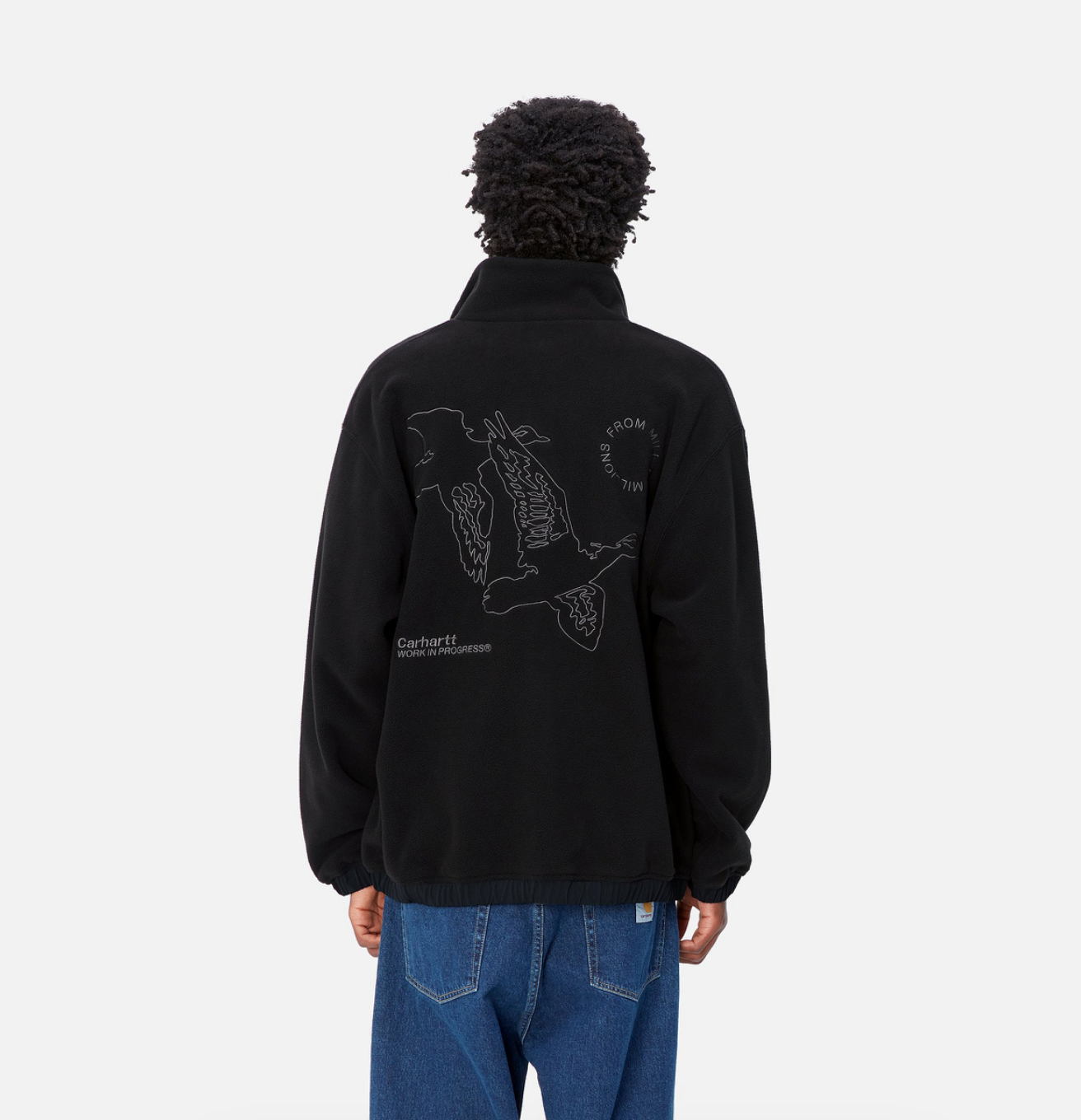 FLYING DUCKS LINER FLEECE BLACK