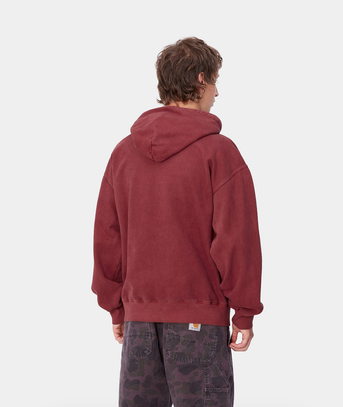 HOODED VISTA SWEATER GARMENT DYED