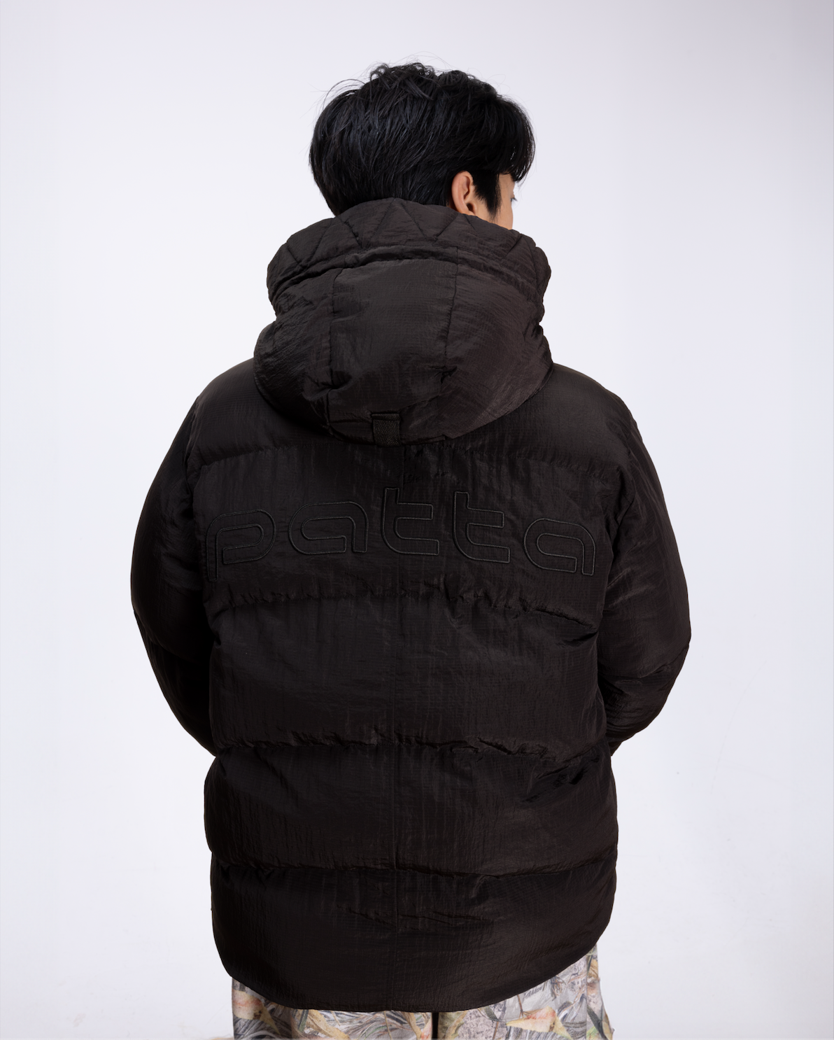 PATTA RIPSTOP PUFFER JACKET BLACK