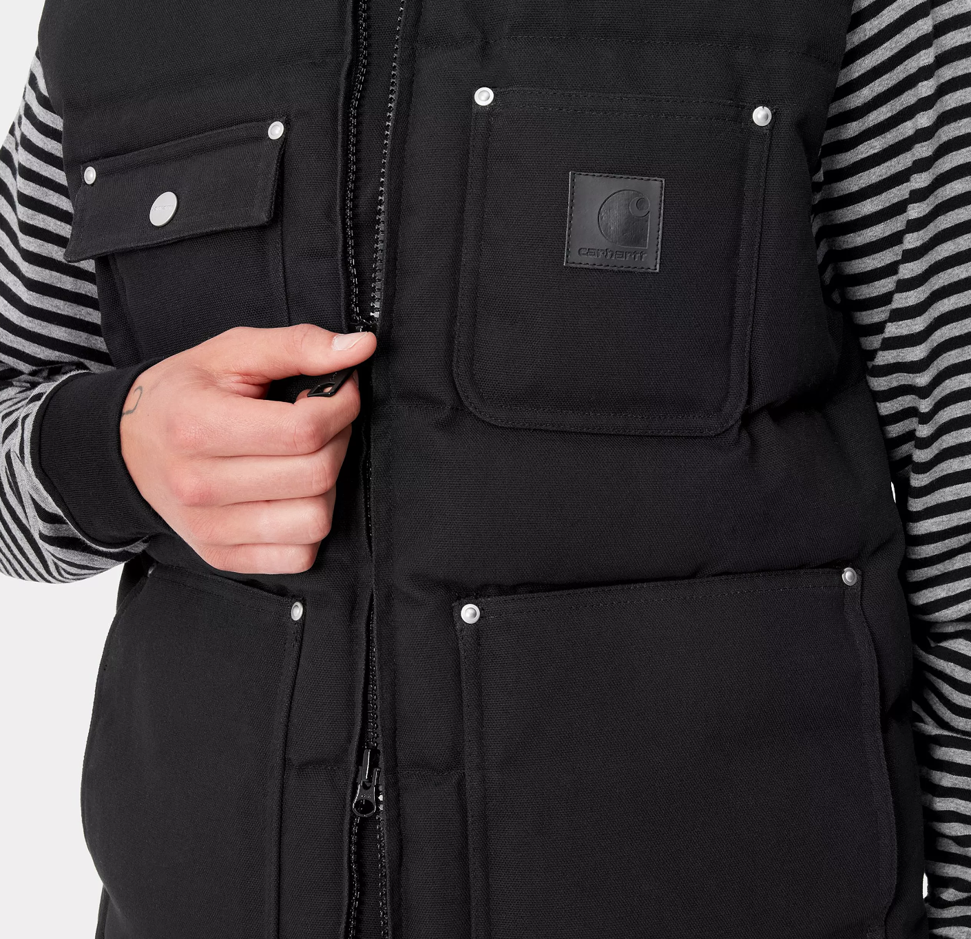 RAYLEY VEST BLACK