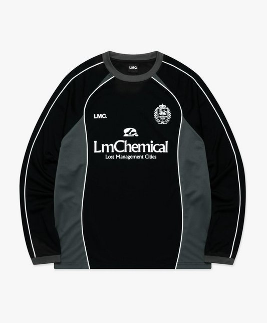 CHEMICAL SOCCER LONG SLV JERSEY BLACK