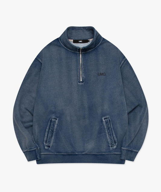 OG QUARTER ZIP SWEATSHIRT INDIGO