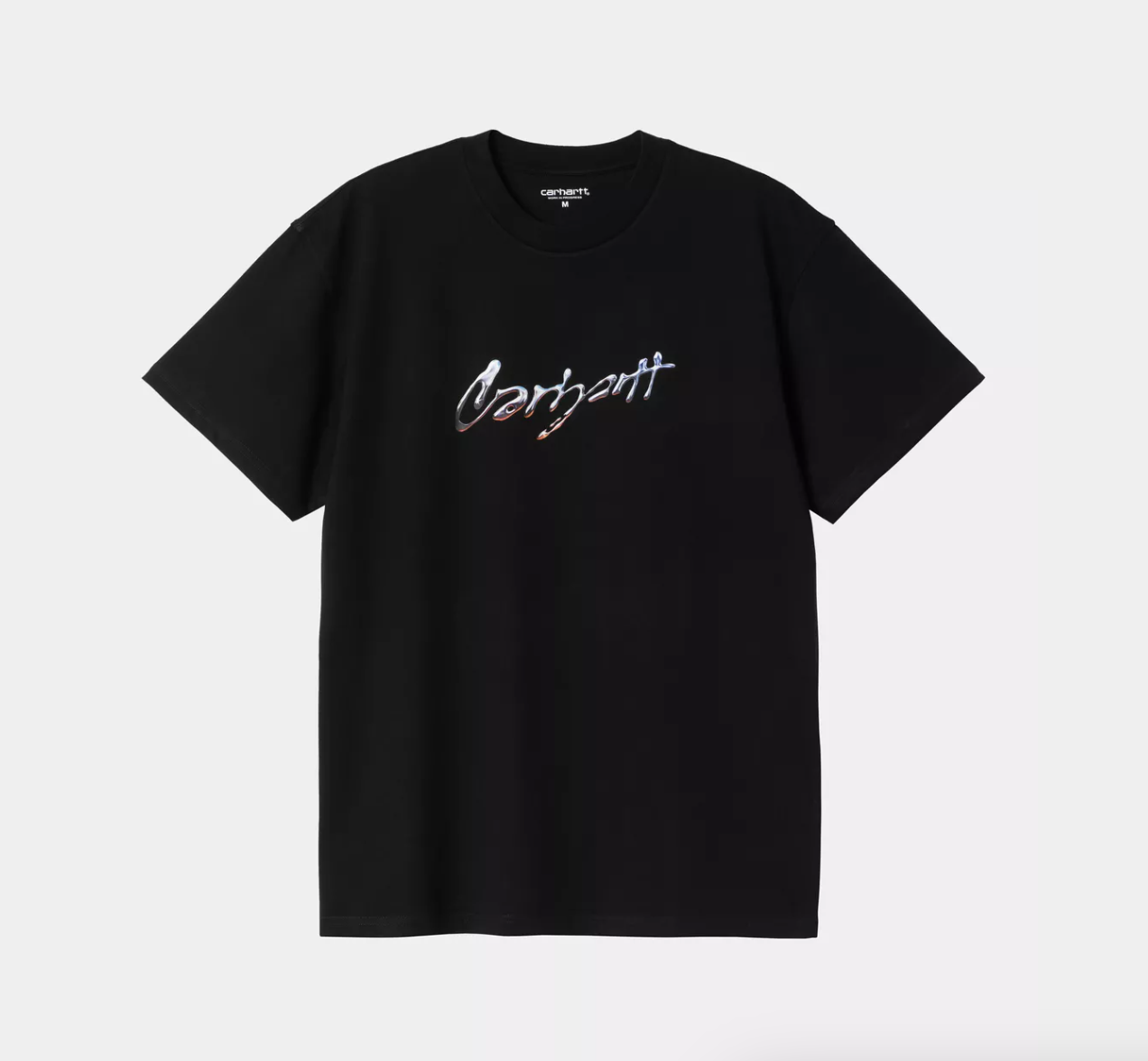 S/S DRIP SCRIPT TEE BLACK