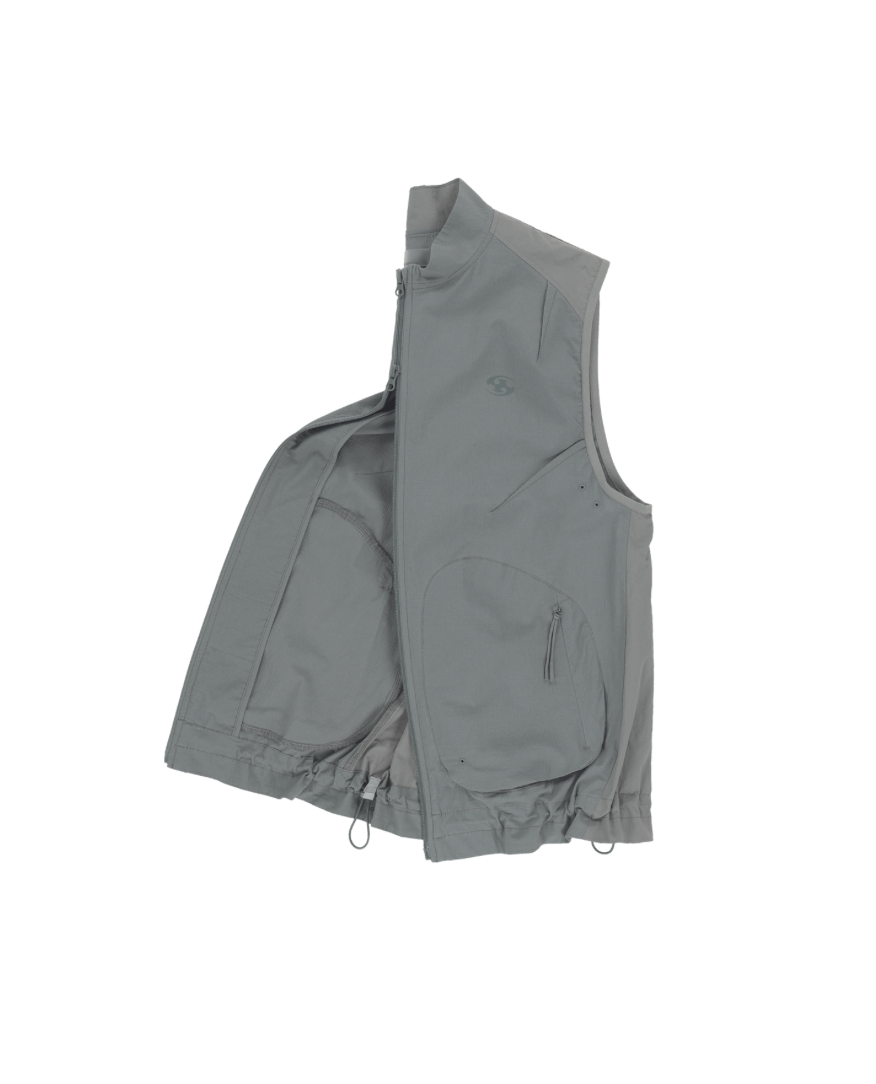 TERRAFACE VEST BLUE GREY