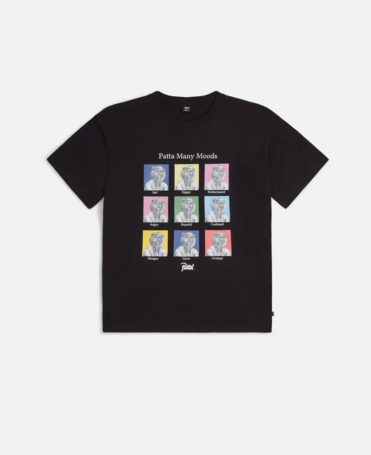 MANY MOODS TSHIRT BLACK