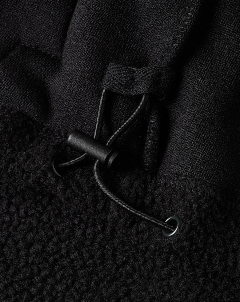 SHERPA FLEECE OVERHEAD BLACK