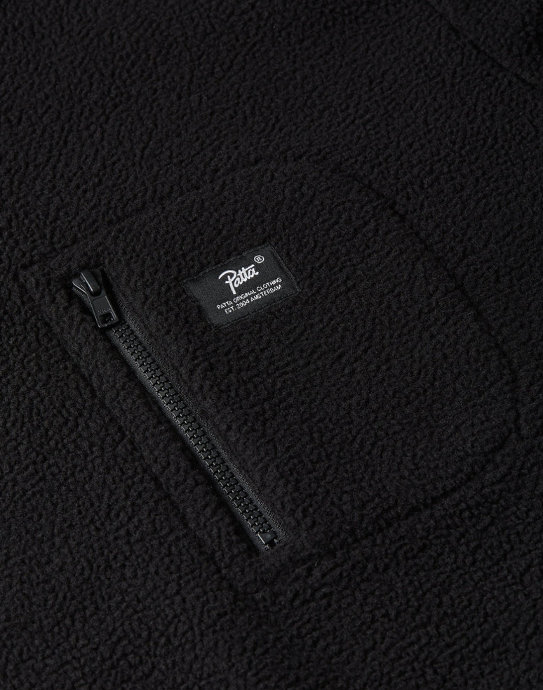 SHERPA FLEECE OVERHEAD BLACK