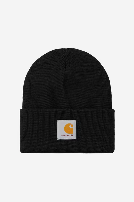 SHORT WATCH BEANIE HAT BLACK