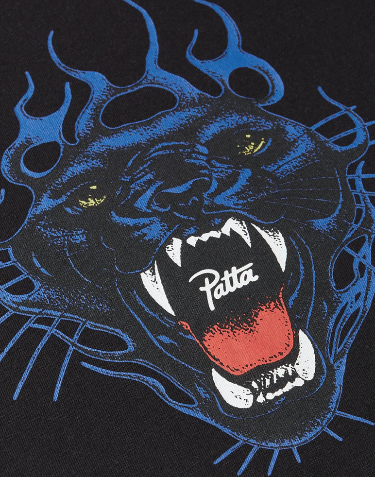 FIRE PANTHER TSHIRT BLACK