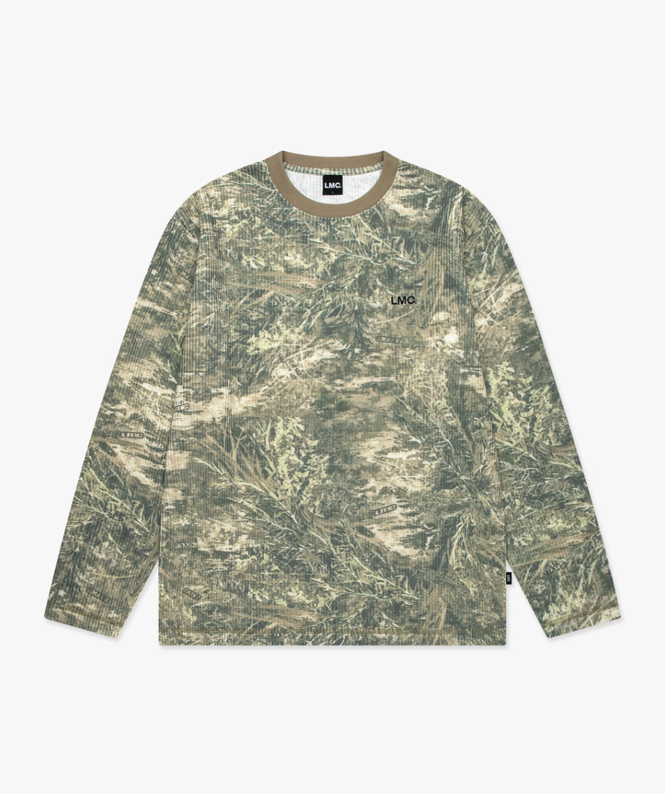 WAFFLE OG LONG SLV TEE MULTI CAMO