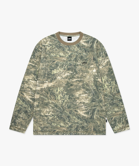 WAFFLE OG LONG SLV TEE MULTI CAMO